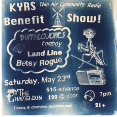 Buffalo Jones, tomboy, Land Line and Betsy Rogue Benefit Concert for KYRS