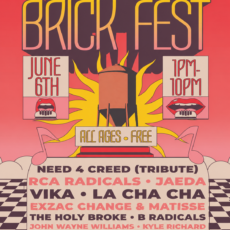 BRICK FEST  One of the city’s community celebrations is returning in a big way