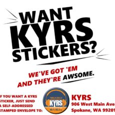 Rep Your Radio: Get Your Free KYRS Stickers!